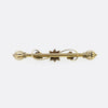 Victorian Pearl Bar Brooch