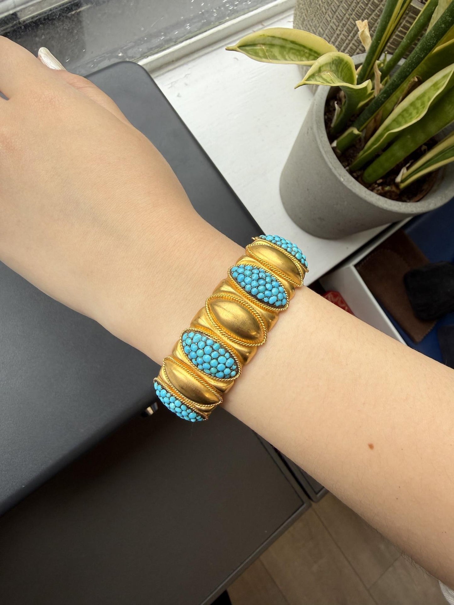 Victorian Turquoise Bangle