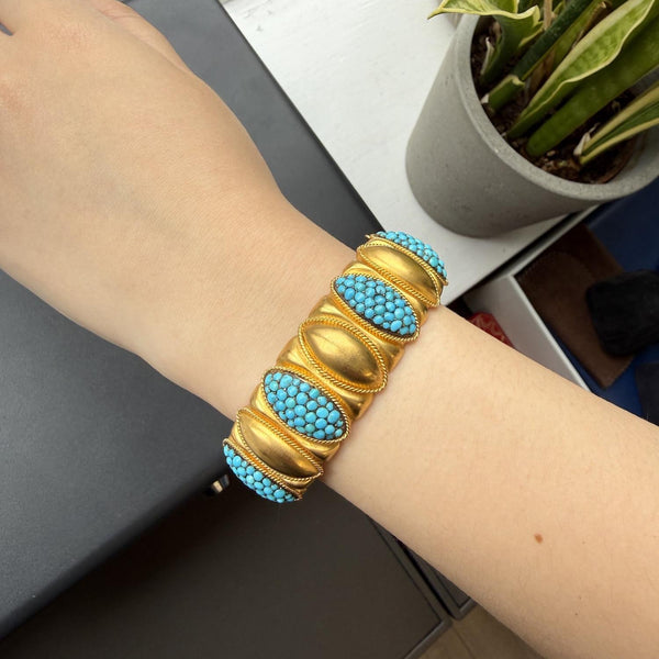 Victorian Turquoise Bangle