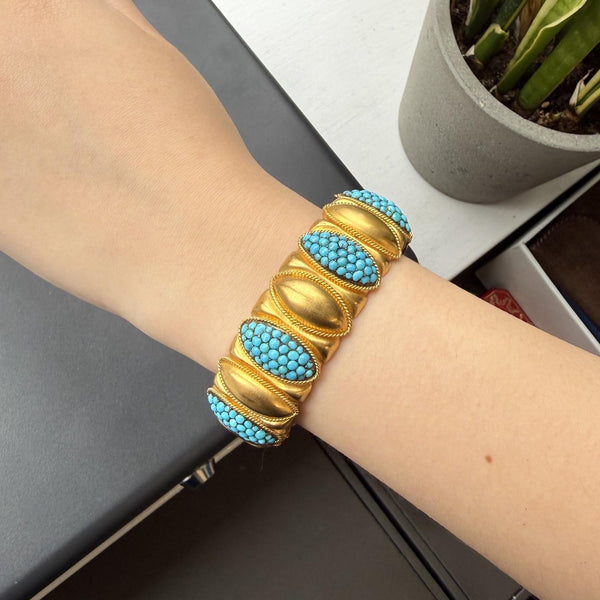 Victorian Turquoise Bangle