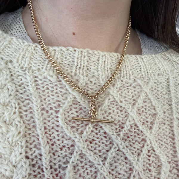 Antique 15ct Gold Albert Chain Necklace