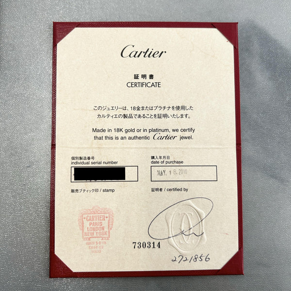 Cartier Eight Diamond LOVE Ring Size I (48)