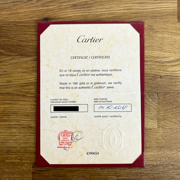 Cartier Vendome Louis Cartier Wedding Ring Size J (50)