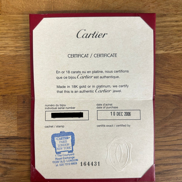 Cartier Pavé Diamond Set Ring