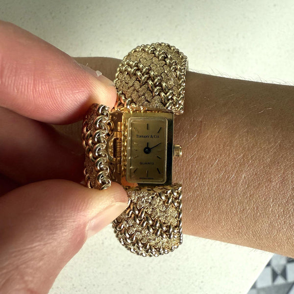 Vintage Tiffany & Co Concealed Dial Bracelet Watch