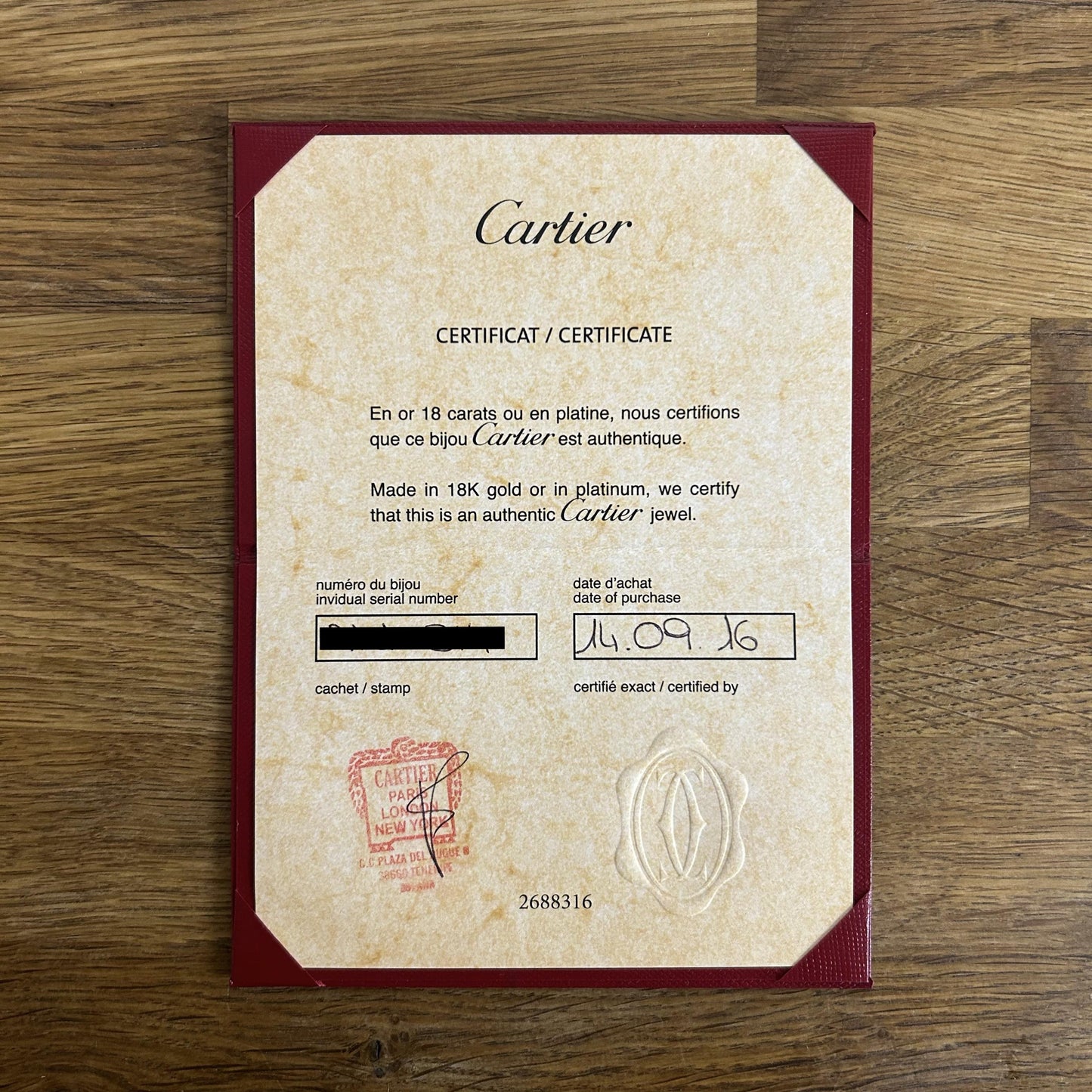 Cartier Classic Model Juste Un Clou Diamond Bangle Size 17