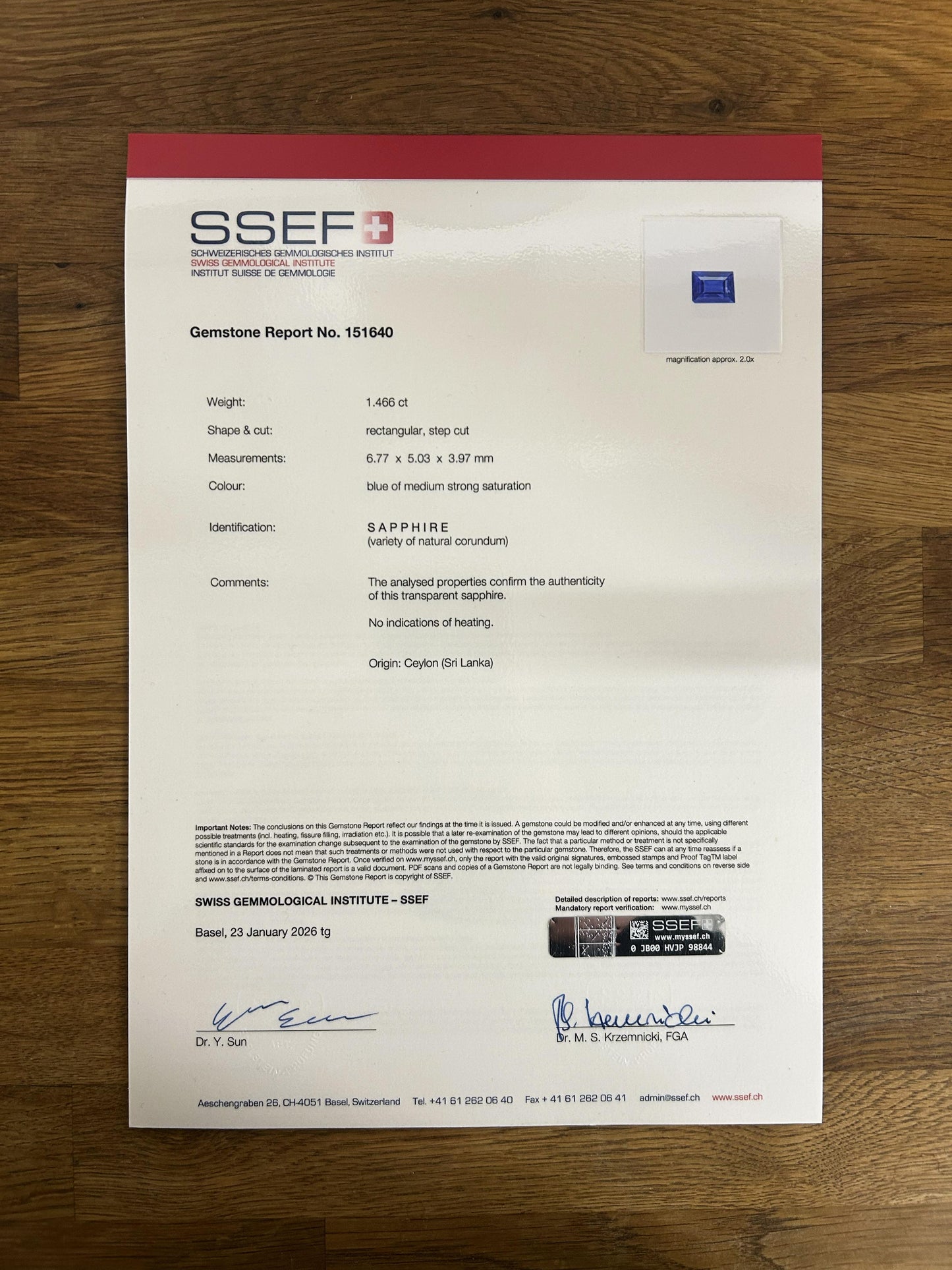 1.47 Carat Ceylon Sapphire and Diamond Three-Stone Ring