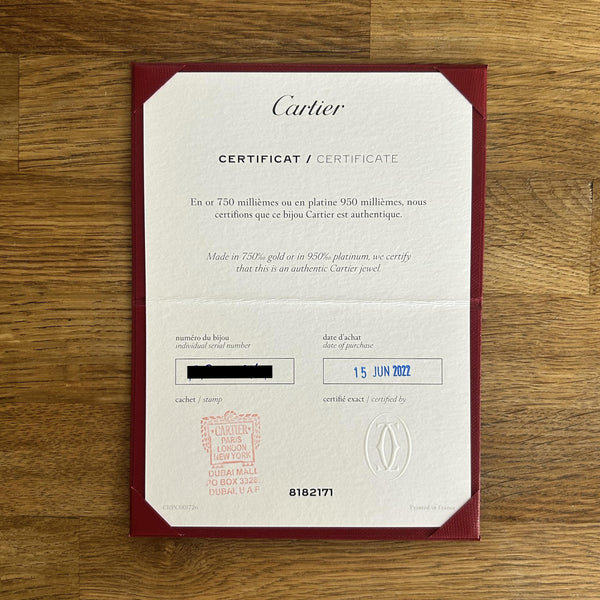 Cartier 0.76 Carat Diamond Stud Earrings
