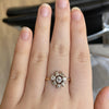 Antique Old Cut Diamond Cluster Ring