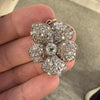 Victorian Large Diamond Arrow Brooch