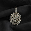 Antique Diamond Flower Pendant Brooch