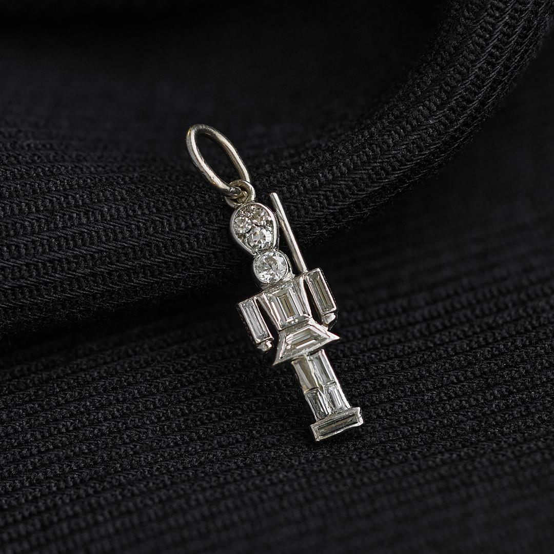 Cartier Art Deco Diamond Nutcracker Charm