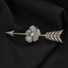 Victorian Large Diamond Arrow Brooch