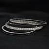 Art Deco Onyx and Diamond Bangle Set
