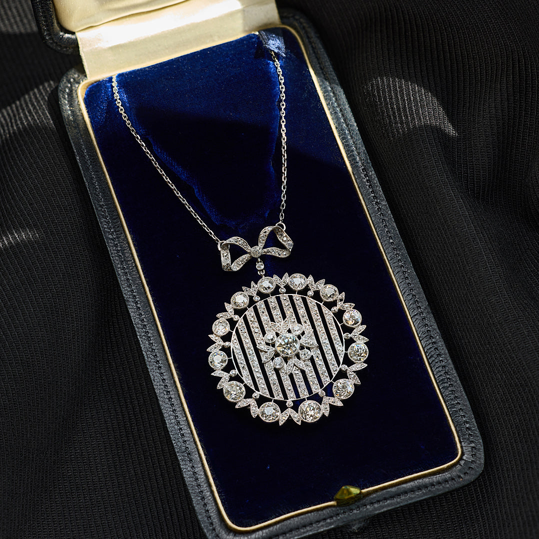 Art Deco 6.00 Carat Diamond Necklace