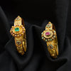 Georgian Emerald Ruby and Enamel Floral Bracelet Set