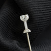 Art Deco Diamond Wine Glass Stick Pin