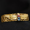 Riker Bros. Ruby Sapphire and Diamond Winged Insect Bracelet