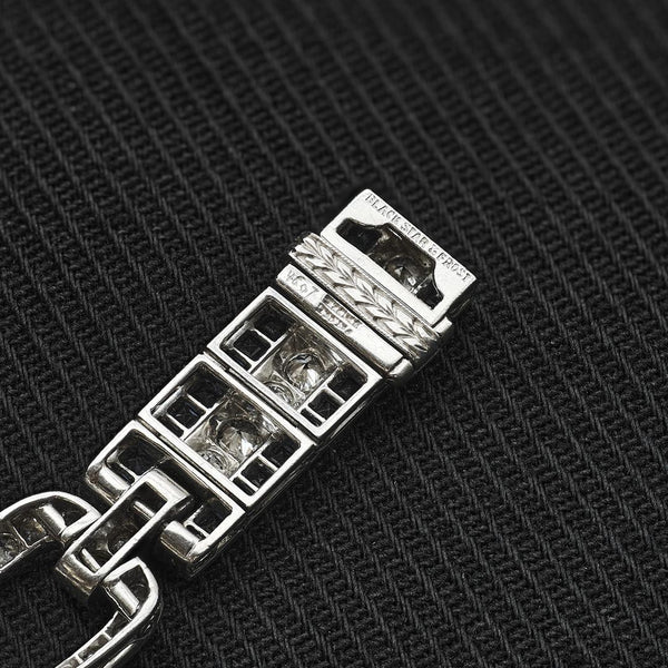 Black, Starr & Frost Art Deco Sapphire and Diamond Bracelet