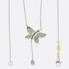 Boodles Pavé Diamond Butterfly Drop Necklace