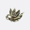 Victorian Old Cut Diamond Leaf Pendant