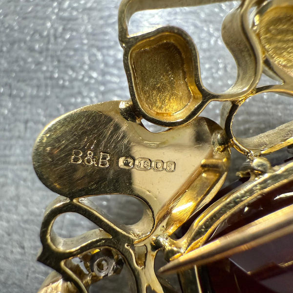 Blythe and Beck Coloured Diamond Brooch