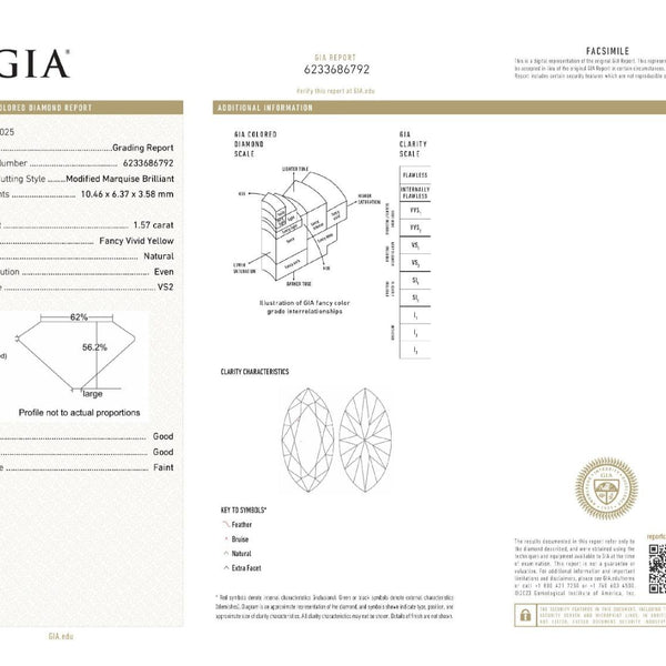 Tiffany & Co. Antique 1.57 Carat Fancy Vivid Yellow Diamond Engagement Ring