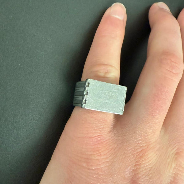 Jean Fouquet Art Deco Heavy Ring