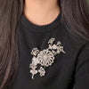 Antique Diamond Tremblant Corsage Spray Brooch
