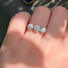 Art Deco Old Cut Diamond Three Stone Ring