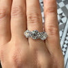 Art Deco Diamond Three Stone Ring
