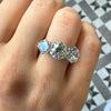 Art Deco Diamond Three Stone Ring