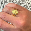 Vintage Charles Green and Sons Intaglio Signet Ring