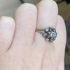 Victorian Old Cut Diamond Cluster Ring