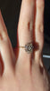 Antique Old Cut Diamond Cluster Ring