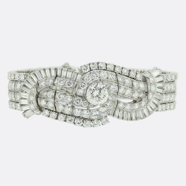 Vintage 23.0 Carat Diamond Bracelet