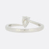 0.42 Carat Pear Shaped Diamond Solitaire Ring