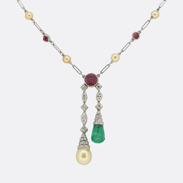 Tiffany & Co. Gem Set Négligée Necklace