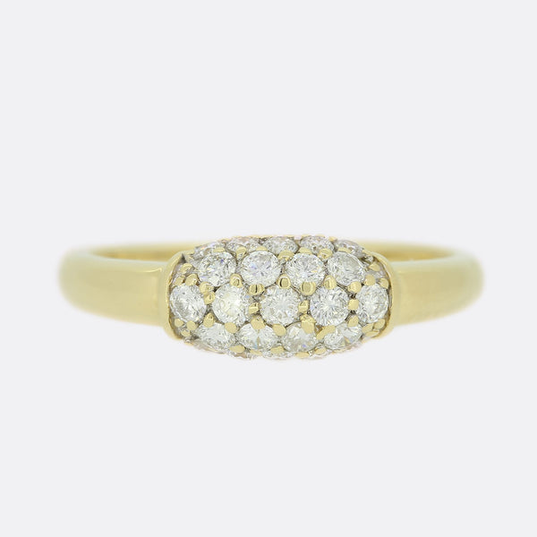 0.50 Carat Diamond Cluster Ring