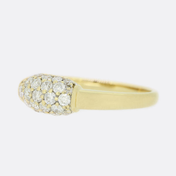 0.50 Carat Diamond Cluster Ring