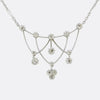 Antique Old Cut Diamond Pendant Necklace