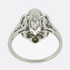 Art Deco Marquise Cut Diamond Engagement Ring