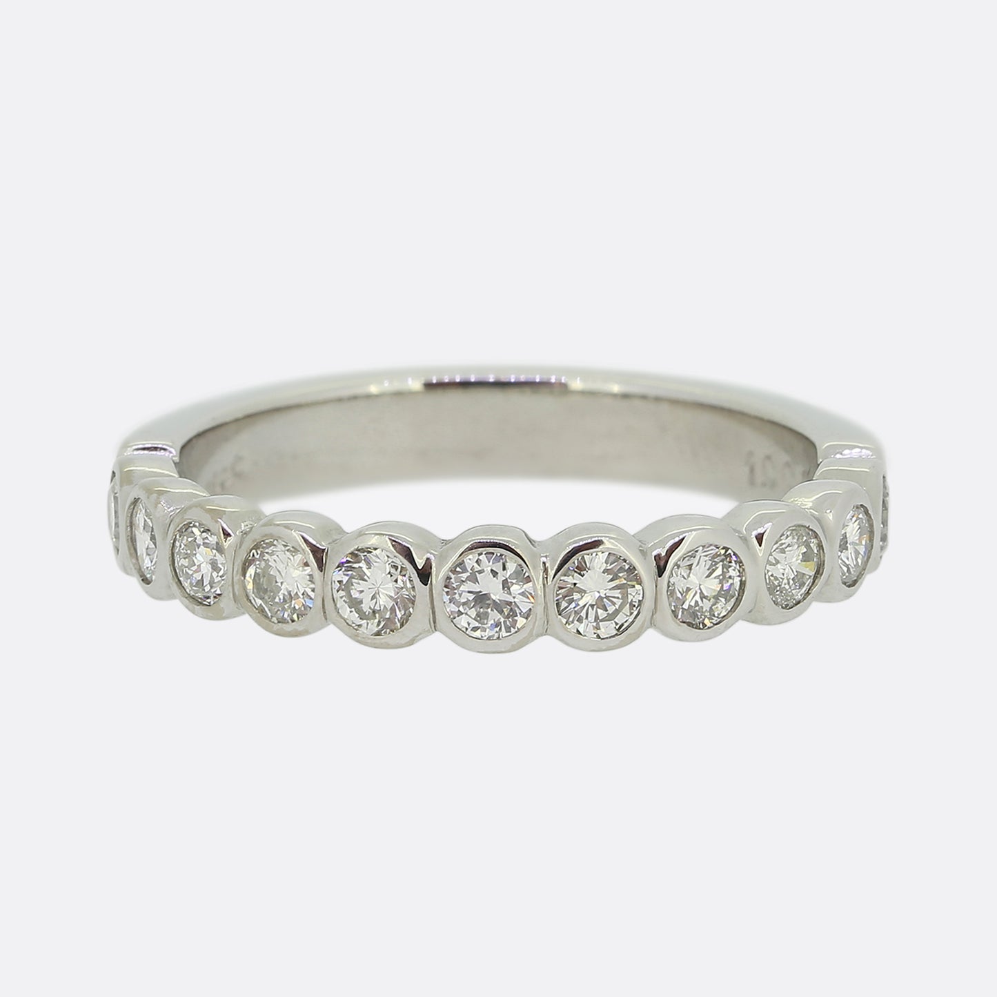 0.66 Carat Diamond Half-Eternity Ring