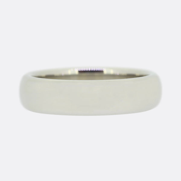 Tiffany and Co. Platinum 5mm Band Ring Size U (63)