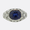 Art Deco Sapphire and Diamond Ring