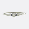 Art Deco Sapphire and Diamond Hinge Bangle