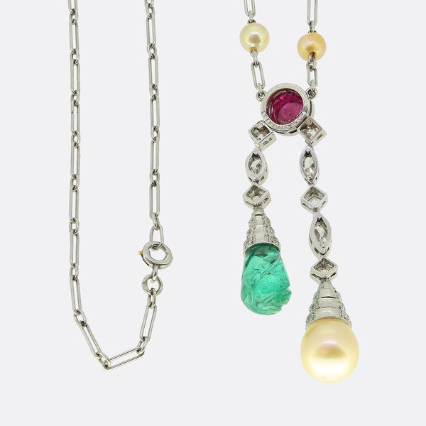 Tiffany & Co. Gem Set Négligée Necklace