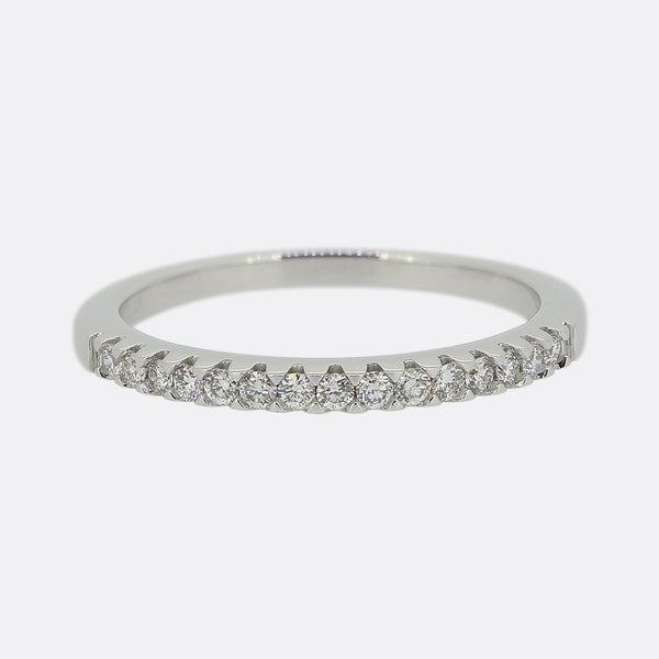 0.15 Carat Diamond Half Eternity Ring
