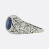 Art Deco Sapphire and Diamond Ring