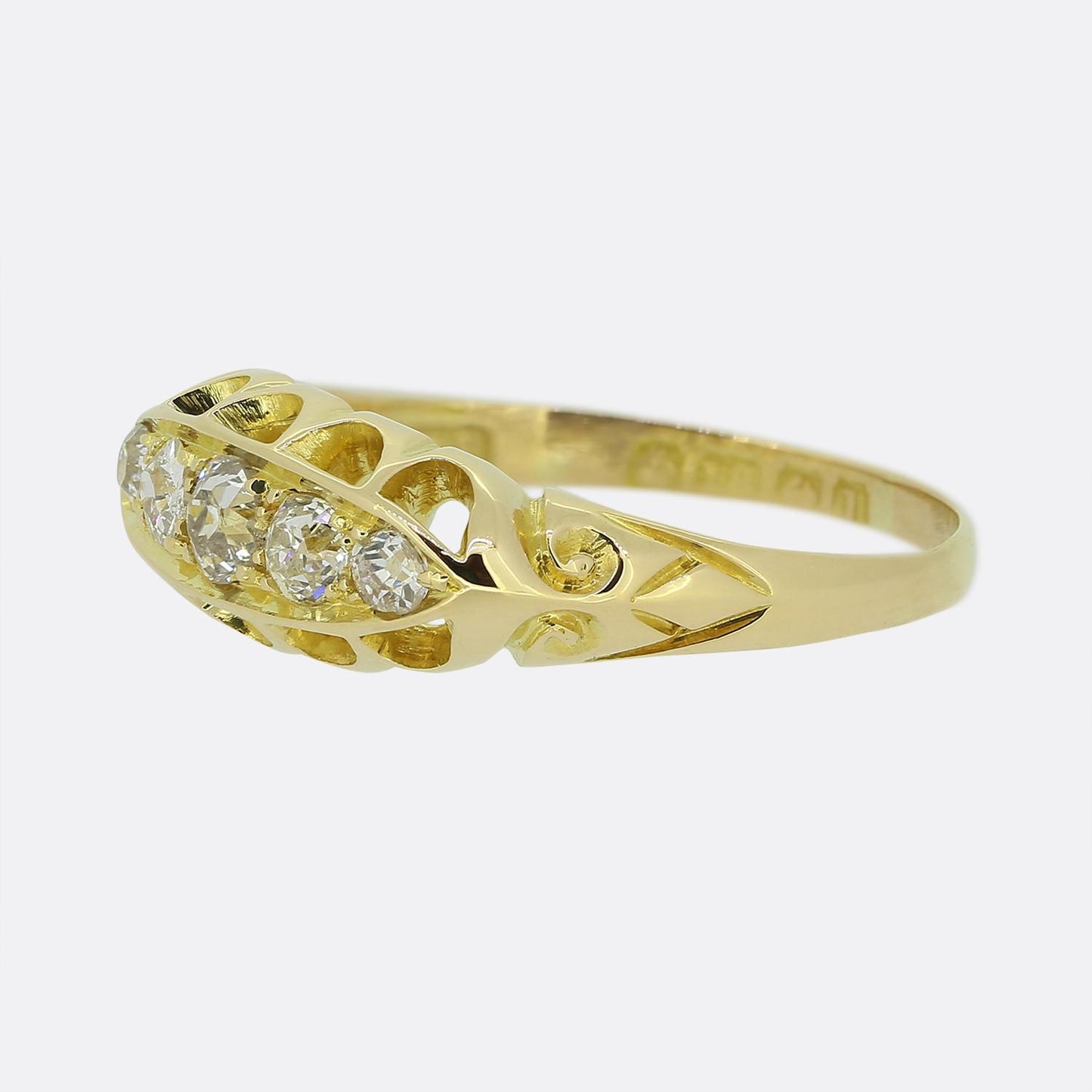 Edwardian Five-Stone Diamond Ring